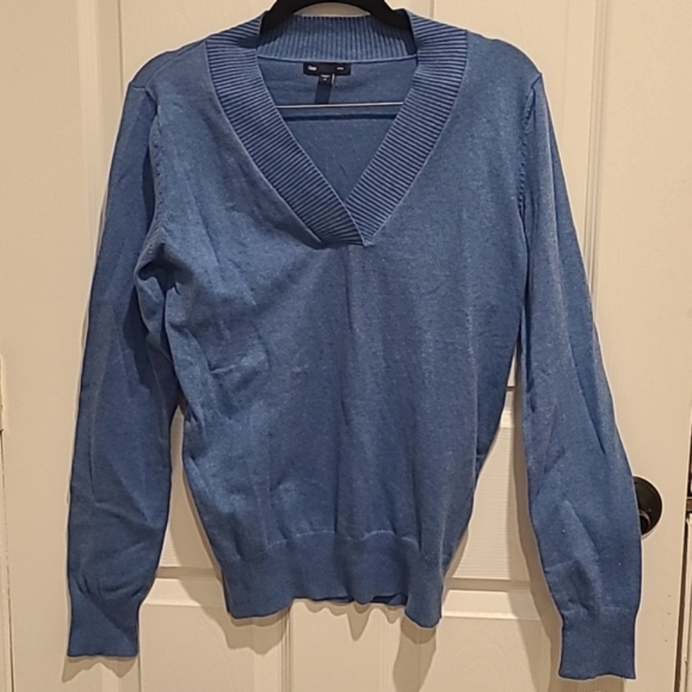 Gap Blue V-Neck Sweater